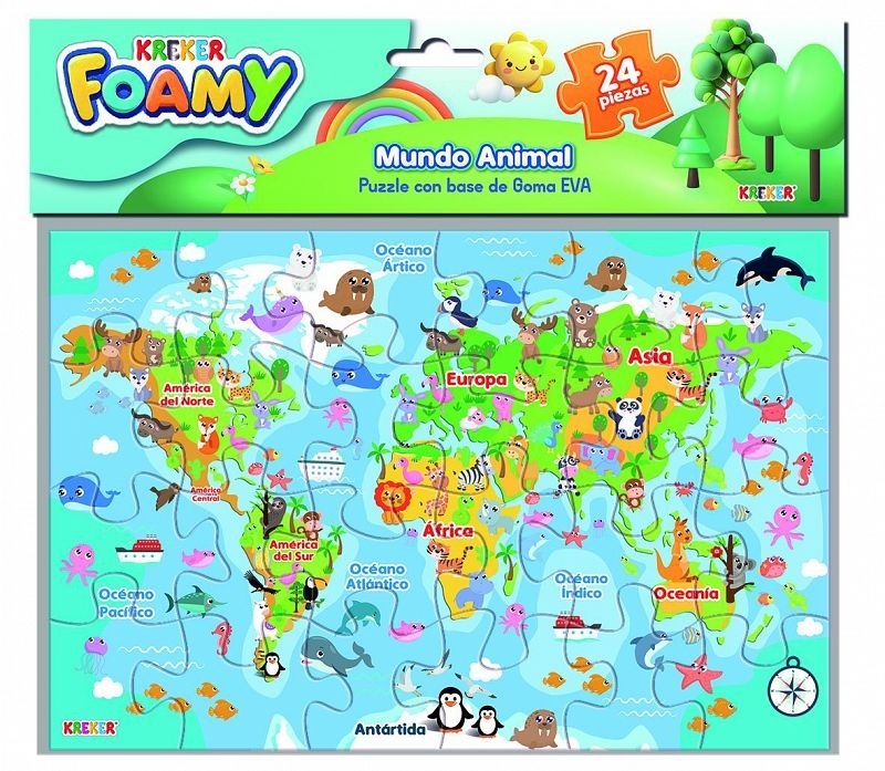 FOAMY ENCASTRE: PLANISFERIO KREKER